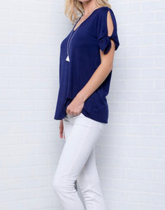 Knotted Short Sleeve Tee