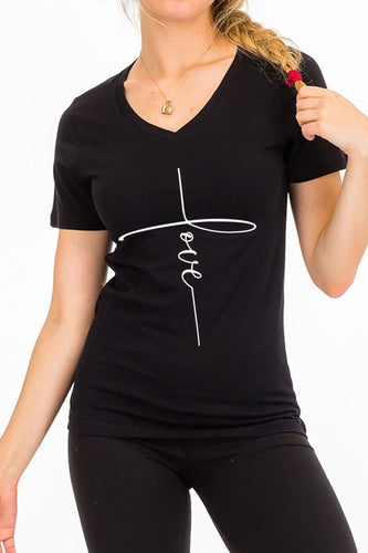 Love Script Tee